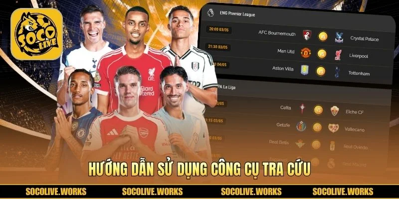 Tra cứu lịch thi đấu theo bước từ tìm kiếm đến lọc